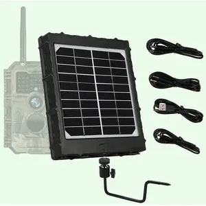 BlazeVideo Kits de panneaux solaires 3W 8000mAh 12V/9V/6V sortie 5V pas cher