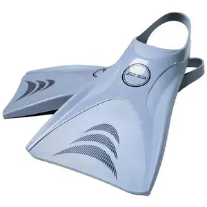 ZONE3 V-Flex Ergo Palmes d'entraînement, Mixte, SA18UFIN, Silver, S(6.5-8) pas cher