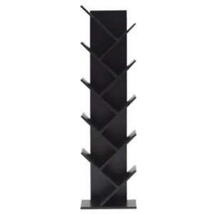 Bibliothèque - MOBILI REBECCA - Noir - Design Contemporain - 10 Niveau...