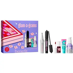 BENEFIT COSMETICS Glam-A-Grams - Coffret de Noël maquillage et soins pas cher