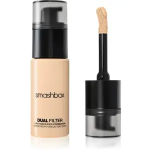Smashbox DUAL-FILTER 2-in-1 Concealer + Foundation Fond de teint 1000 ml pas cher