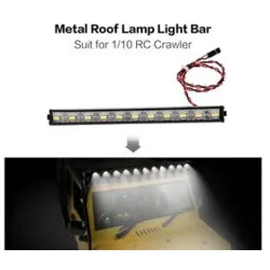 Barre lumineuse led 150mm pour 1/10 rc crawler trx4 hsp redcat scx10 d...