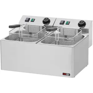 Comparateur de prix : Friteuse électrique double 0,38 kW/l, 8+8 l TOP 230 V FE 77 E   Redfox
