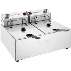Friteuse Electrique Double avec Minuterie 2 x 5 LitresVendu parcarrefour