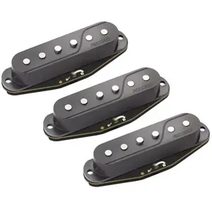 Fishman Fluence Simple Bobinage Set 3 Micros Noirs Micros guitares électriques