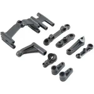 Servo Mount, Steering Servo Set Plastic: Baja Rey