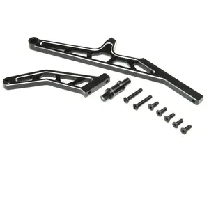 LOSI Chassis Brace SetRearAluminum Black DBXL-E 2.0 LOS351015 Parts