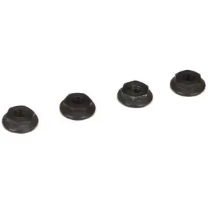Team Losi Racing 4mm Low Profile Serrated Nuts 4 TLR236001 Parts