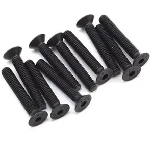 Flat Head Screws, Stl, BO, M4 x 25mm (10) - Losi
