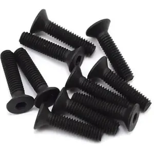 Flat Head Screws, Stl, BO, M4 x 18mm (10) - Losi