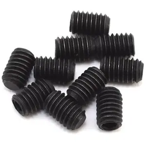 Set Screws, Stl, BO, Flat Point, M4 x 6mm (10) - Losi