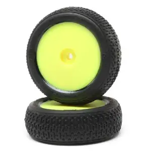 LOSI Taper Pin FR Mounted Yellow 2 Mini-B LOS41015 Tire