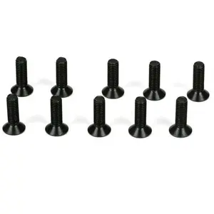 Losi - TLR Flathead Screws, M3 x 10mm (10)
