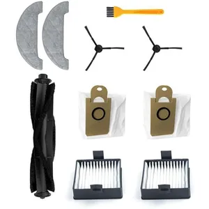 LICHIFIT Ensemble d'accessoires pour aspirateur (brosse roulante, brosses latérales, filtres, chiffons, sacs à poussière) pour robot VIOMIVendu parcdiscount