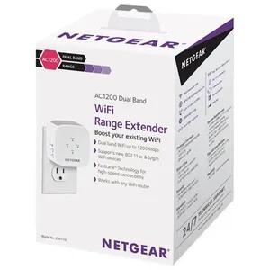 Comparateur de prix : Répéteur universel WiFi Netgear AC1200 EX6110 Bande double Blanc