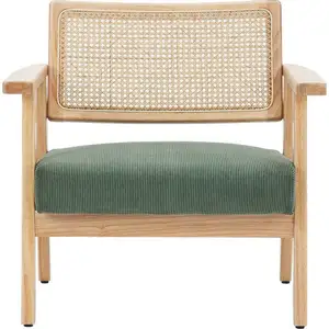 HOMIFAB Fauteuil Tim vert pas cher