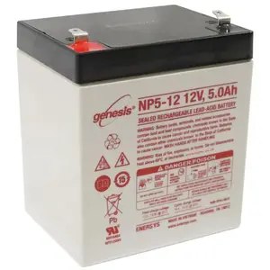 Batterie Plomb Étanche Np5-12 Enersys 12v 5ah pas cher