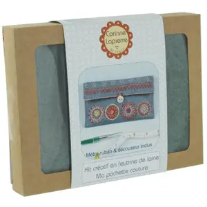 Corinne Lapierre Pochette à coudre en laine, mini-kit Felt Craft, mult...