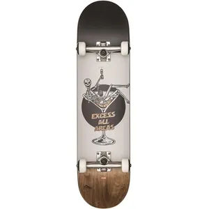 Comparateur de prix : Skateboard Complet Globe Excess - 8 Inch Blanc-Brun