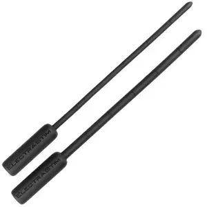Sons Électro Flexibles en Silicone Noir 7 mm pour Electro-stimulationVendu parplaisir-up