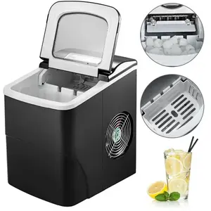 Machine à glaçons VEVOR - 12 kg/24 h - 2,2 L - Petite et grande taille... pas cher