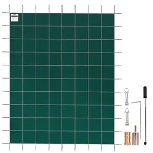 VEVOR Bache Piscine Rectangulaire Hivernage 6,1 x 11,6 m, Bache à Bulle Piscine Verte, Couverture Solaire Piscine Extérieur, Protection de Piscine et des EnfantsVendu parvevor