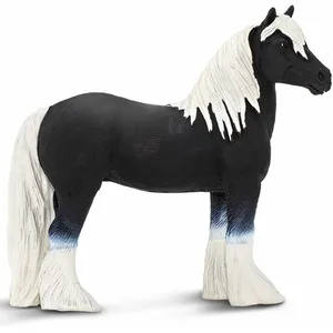 Safari Ltd Etalon Gypsy Vanner 12.4cm | Figurine Cheval | Jouet Animal de Ferme | Non Toxique et sans BPA | Convient aux Enfants de 3 Ans et Plus