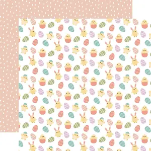 Echo Park Paper co. It's Easter Time Papier imprimé Easter TweetingsVendu parscrapmalin