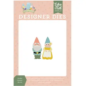Echo Park Paper co. Dies Set Garden Gnomes 2 pcsVendu parscrapmalin