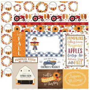 Echo Park Paper co. Fall Papier imprimé Journaling CardsVendu parscrapmalin