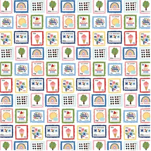 Echo Park Paper co. My Favorite Summer Papier imprimé Summer Stamps 30 x 30 cmVendu parscrapmalin