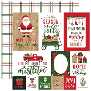 Echo Park Paper co. Jingle All The Way Papier imprimé Journaling CardsVendu parscrapmalin