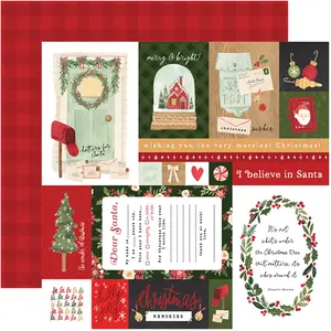 Papier imprimé Cartes de journaling Letters to Santa Multiformat 30.5 ...Vendu parscrapmalin