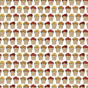 Echo Park Paper co.Carta Bella Papier imprimé Pots de Fleurs 30.5 x 30.5 cmVendu parscrapmalin
