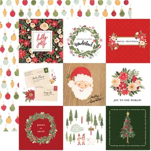 Papier imprimé Cartes de journaling Letters to Santa 9 pcs de 10 x 10 ...Vendu parscrapmalin