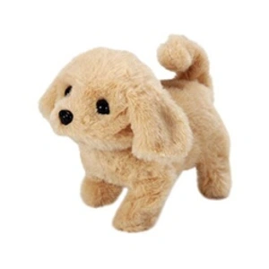 Peluche Teddy Chien Sy37 18cm Peut Aboyer Et Marcher Avec La Queue_Or pas cher