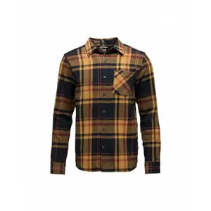 Black Diamond Project Flannel - Chemise homme Black / Flax Plaid L pas cher