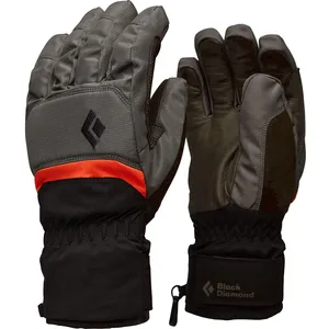 Gants Black Diamond Mission GORE-TEX gris noir rouge - XS pas cher