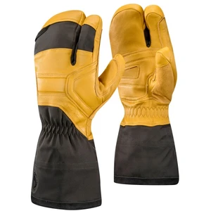Gants Black Diamond Guide Finger GORE-TEX marron clair noir - M pas cher