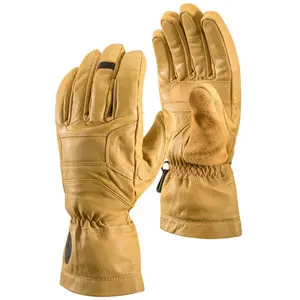 Black Diamond - Gants en cuir - Kingpin Gloves Beeswax en Cuir - Taille XS - Jaune pas cher