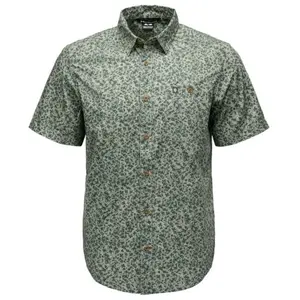 Black Diamond Homme Wingate Chemise, Pine Smoke BD Glyphs, XL