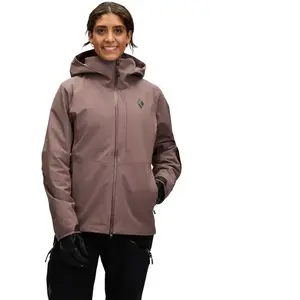 Black Diamond - Veste de ski chaude, imperméable et respirante - W Recon Insulated Shell Dark Mauve pour Femme - Taille L - Violet pas cher