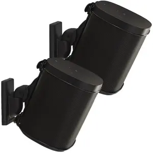 Sanus WSWM22 Montage mural pour haut-parleur(s) noir pour Sonos One, PLAY:1 pas cher