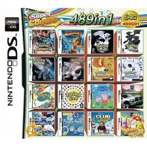 489 en 1 Pokemon Mario Album carte de jeu vidéo cartouche Console carte pour Nintendo DS 3DS 2DS NDS NDSL NDSI Nintendo 3DSVendu parfnac