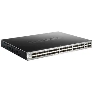 Comparateur de prix : D-Link DGS-3130-54S commutateur réseau Géré L3 Noir, Gris