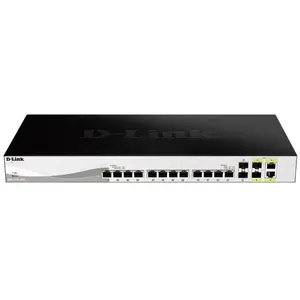 Comparateur de prix : Switch Ethernet D-LINK DXS-1210-16TC 12 ports - 10 GbE, Manageable, L2