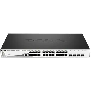 Comparateur de prix : Commutateur D-Link DGS-1210 24 ports Gigabit + 4 SFP