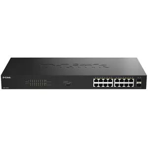 Comparateur de prix : Switch D-Link DGS-1018P 16 ports Gigabit PoE+ 2 SFP non manageable