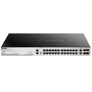 Comparateur de prix : D-Link 30-PORT STACKABLE SWITCH 24X1G