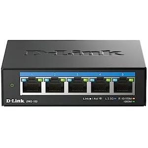 Switch 5 Ports 2.5G Multi-Gig Non Administrable + 1 Port SFP+ 10G – Montable – Neuf